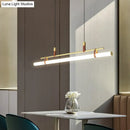 DecorBites™ Acrylic Island Pendant Light: Sleek Pole Design with LED: Perfect for Dining Room