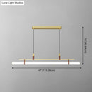 DecorBites™ Acrylic Island Pendant Light: Sleek Pole Design with LED: Perfect for Dining Room
