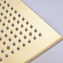 Modern gold led rainfall shower head bathroom top sprayer
