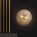 Modern gold led round wall lamp bedroom sconce lighting