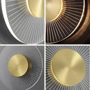 Modern gold led round wall lamp bedroom sconce lighting