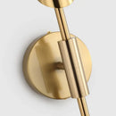 Modern gold led single head wall lamp for bedroom