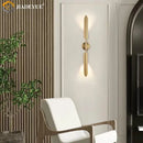 Modern gold led single head wall lamp for bedroom