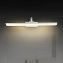 Modern gold led vanity light bathroom acrylic swivel wall fixture