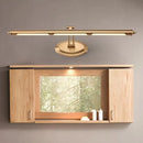 Modern gold led vanity light bathroom sconce with 29.5" fixture width