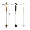 Modern gold led wall lamp with dimming switch for bedroom