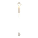 Modern gold led wall lamp with dimming switch for bedroom