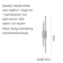 Modern gold led wall sconce bedroom lighting