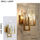 Modern gold linear glass led chandelier for kitchen island