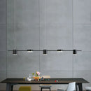 DecorBites™ Modern LED Pendant Light for Dining Room - Linear Shaped, Metallic Finish, Island & Hanging