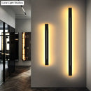 DecorBites™ Modern LED Wall Light Fixture: Rectangular Linear Living Room Sconce Lighting