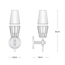 Modern gold lustre glass chandelier dining room pendant light