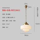 Modern gold lustre pendant light tiered glass shade kitchen fixture