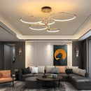 Modern gold luxury ring pendant chandelier for dining room