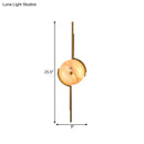 Modern gold marble led wall light – bedroom fixture