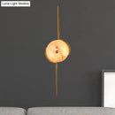 Modern gold marble led wall light – bedroom fixture