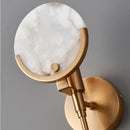Modern gold marble wall lamp bedroom minimalist led light