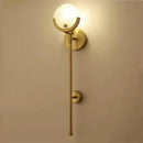 Modern gold marble wall lights for bedroom and living room decor
