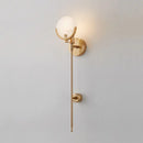 Modern gold marble wall lights for bedroom and living room decor