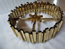Modern gold metal crystal chandelier dining room pendant light