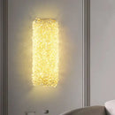 Modern gold metal crystal wall light bedroom sconce