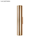 Modern gold metal fixture wall lamp for corridor