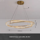 Modern gold metal led crystal ceiling light for living room