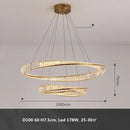 Modern gold metal led crystal ceiling light for living room