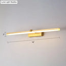 DecorBites™ Sleek Gold Vanity Light Fixture – Modern Metal LED Bath Lighting for Bathroom