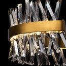 Modern gold metal s shape lustre led pendant lamp dining room