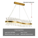 Modern gold metal s shape lustre led pendant lamp dining room