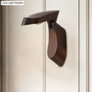 Modern gold metal wall light bedside fixture for bedroom
