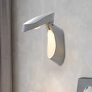 Modern gold metal wall light bedside fixture for bedroom