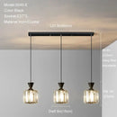 Modern gold mini crystal pendant light – bedroom chandelier