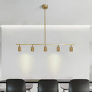 DecorBites™ Minimalist Adjustable LED Dining Room Pendant Light with Tube Shade