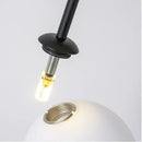 Modern gold minimalist iron chandelier – dining room pendant light
