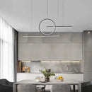 DecorBites™ Minimalist LED Island Pendant Light with Halo Ring for Dining Room