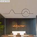 DecorBites™ Modern Metal Island Ceiling Light Fixture - Contemporary Design with LED Lighting for Dining Room