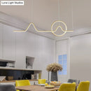 DecorBites™ Modern Metal Island Ceiling Light Fixture - Contemporary Design with LED Lighting for Dining Room