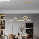 DecorBites™ Modern Metal Island Ceiling Light Fixture - Contemporary Design with LED Lighting for Dining Room