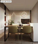 DecorBites™ Modern Metal Island Ceiling Light Fixture - Contemporary Design with LED Lighting for Dining Room