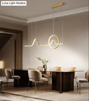 DecorBites™ Modern Metal Island Ceiling Light Fixture - Contemporary Design with LED Lighting for Dining Room