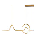 DecorBites™ Modern Metal Island Ceiling Light Fixture - Contemporary Design with LED Lighting for Dining Room