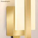 Modern gold minimalist led wall lamp for bedroom aisle light