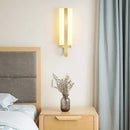 Modern gold minimalist led wall lamp for bedroom aisle light