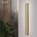 Modern gold minimalist led wall lamp for bedroom and exterior corridor