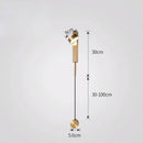 Modern gold minimalist led wall lamp for living room art light