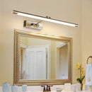 Modern gold minimalist metal led sconce light bathroom vanity
