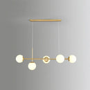 DecorBites™ Modo Island Glass 5-Light Pendant Light for Restaurants