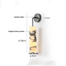 DecorBites™ Carbon Steel LED Wall Lamp Reading Bedside Cafe Luxury Stone Nordic Modern Mirror Light